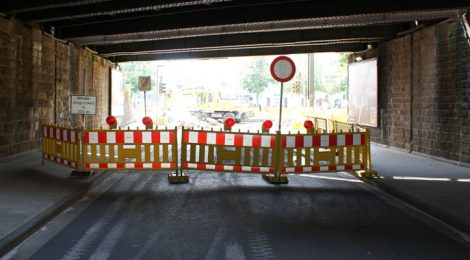 Sperrung "Auf den Kirchstücken"