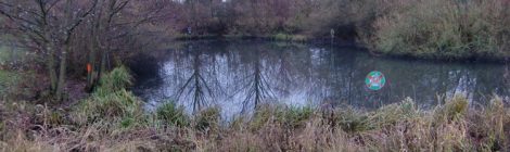 Regenrückhaltebecken wird entschlammt