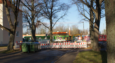 Infra Bauarbeiten Badenstedter Str. / Hochbahnsteige