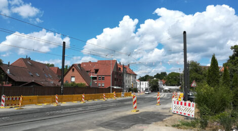 Sperrungen der Baden­stedter und Empelder Straße