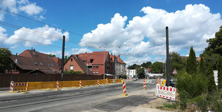 Sperrungen der Baden­stedter und Empelder Straße