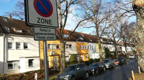 Neue Parkordnung in der Petermannstraße