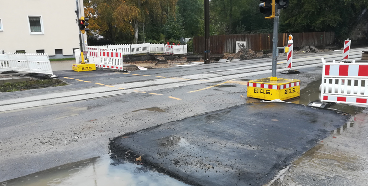 Neue Fußgängerampel