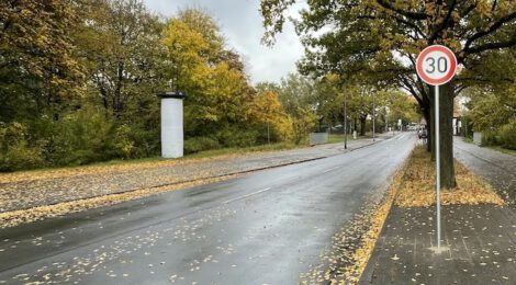 Woermannstraße jetzt fast durchgängig Tempo-30-Zone