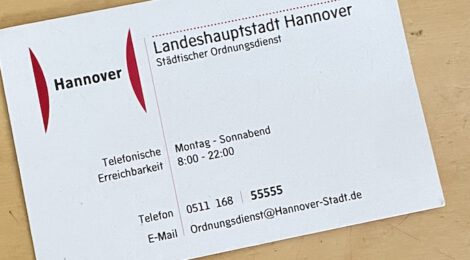Ordnungsbotschafter kommt und beantwortet Fragen!