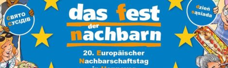 Europäischer Nachbarschaftstag am 29. Mai!