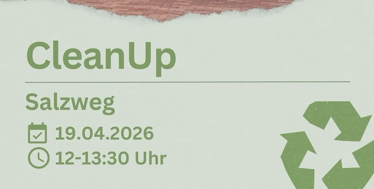 CleanUp am 19. April!