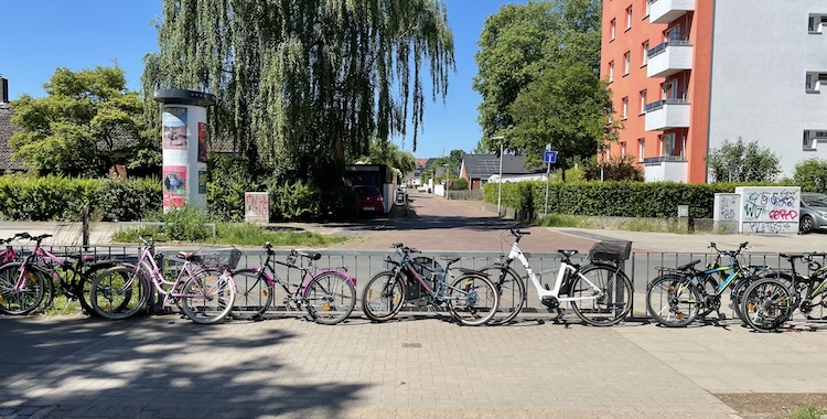 Zu viele Fahrräder, zu wenige Stellplätze!