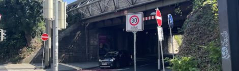 Durchfahrt ab 27.07. gesperrt!
