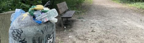 Papierkörbe sind voll!