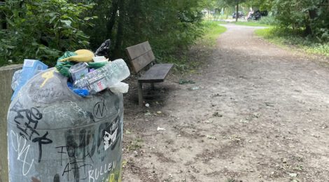 Papierkörbe sind voll!