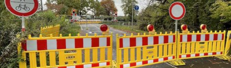 Gleisarbeiten...