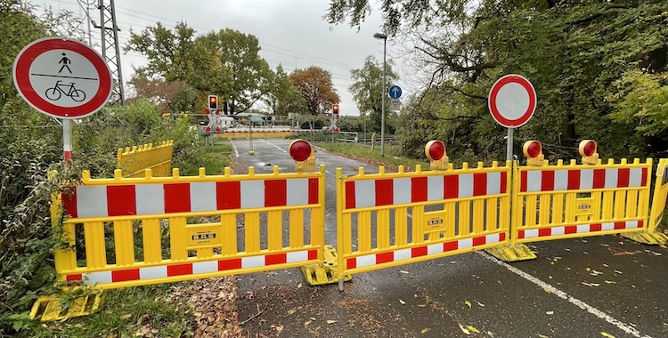 Gleisarbeiten...