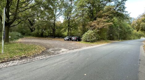 Parkplatz wird gesperrt!